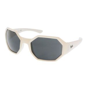 Ray-Ban 0RB4337 649187 Gloss White Square Sunglasses